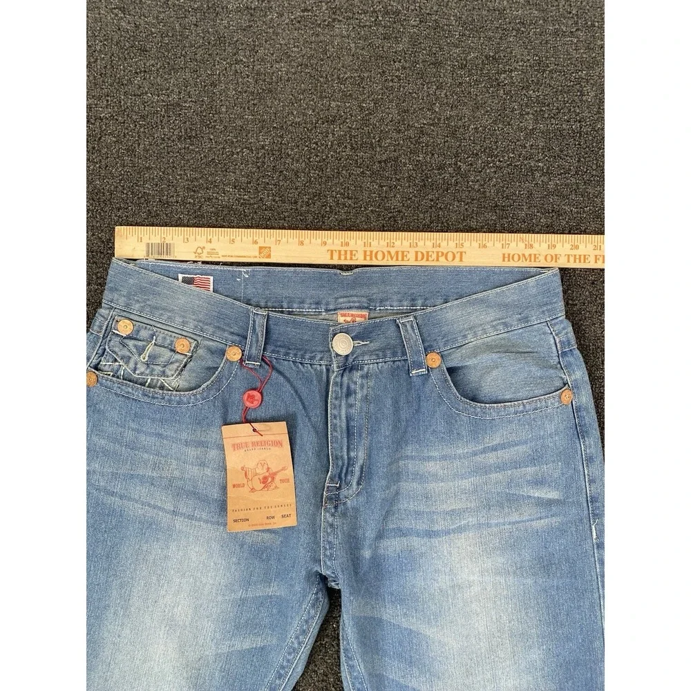 Vintage True Religion Billy Super T Blue Jeans Mens 42x33 (Actual 39x31) USA NWT